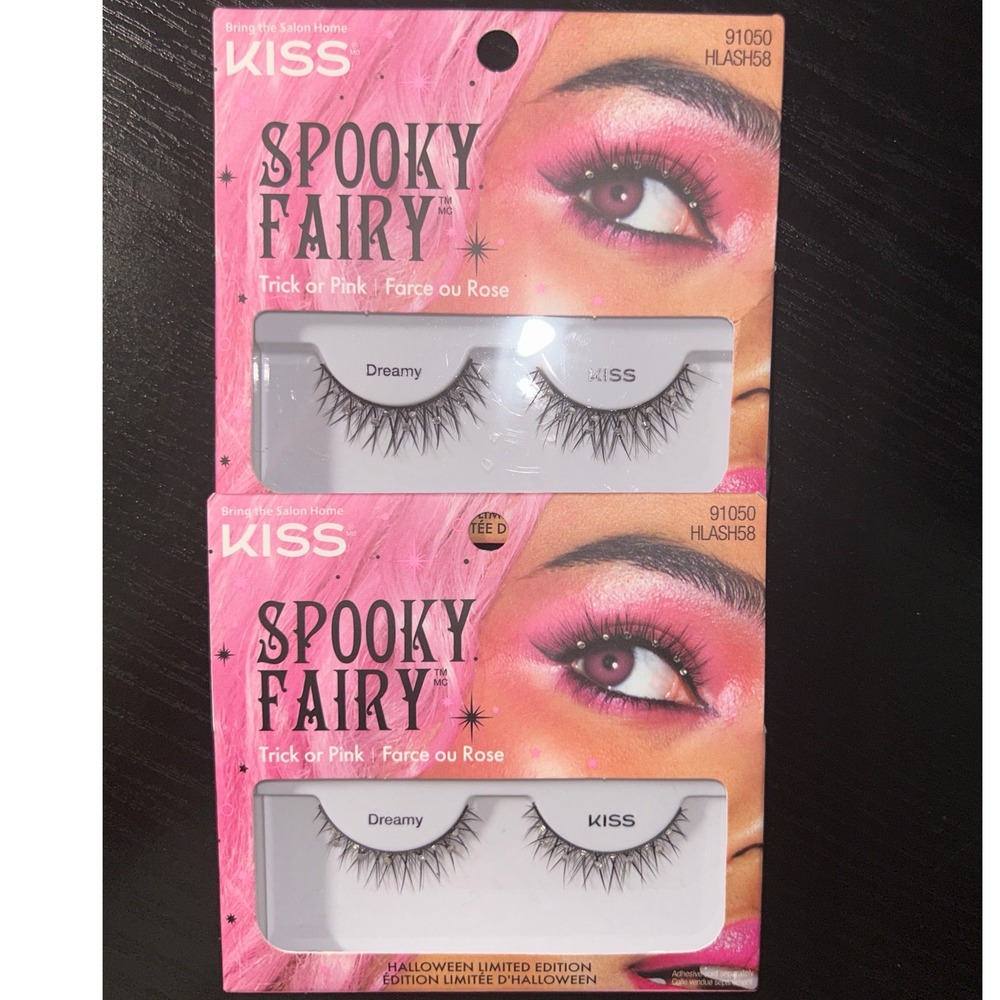 KISS Spooky Fairy Dreamy False Eyelashes Halloween Limited Edition X2